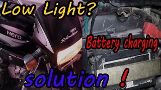 Dim light And Battery Not Charging Fault Solution [upl. by Pond]