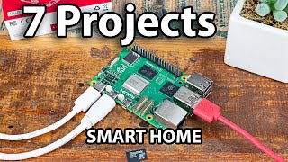 Тop 7 Raspberry Pi Projects for Smart Home [upl. by Onilatac]