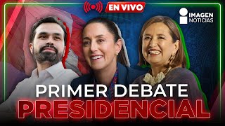 Primer Debate Presidencial Sheinbaum Gálvez y Álvarez frente a frente  Imagen Noticias [upl. by Bobbye]