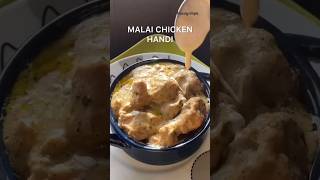 CHICKEN MALAI White Handi by Foodgrillpk shorts foodgrillpk recipe food whitekarahi ytshorts [upl. by Havot865]