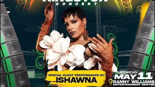 Ishawna performing at 450 concert in Kingston Jamaica may 112024 Debby burp mash up the place [upl. by Lilah]