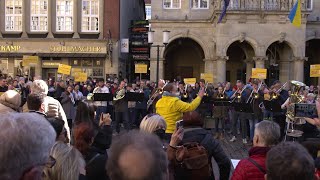 MusikCampus Flashmob auf dem Prinzipalmarkt [upl. by Dewar183]