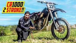 Riding an Insane 1000cc 2 Stroke Dirt Bike [upl. by Trudy867]