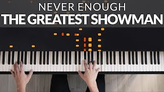 Never Enough  The Greatest Showman Loren Allred  Tutorial of my Piano Cover [upl. by Aneger]