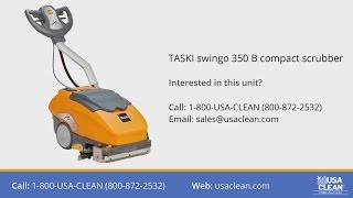 USACLEAN TASKI swingo 350B [upl. by Jo Ann681]