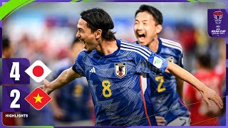 AsianCup2023  Group D  Japan 4  2 Vietnam [upl. by Naxela]