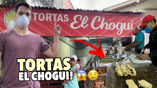 Probando las LEGENDARIAS tortas de EL CHOGUI 🌭🤤 [upl. by Cogswell366]