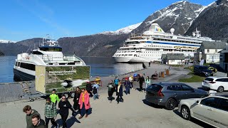 AIDA Kreuzfahrt Norwegen Teil 4 Eidfjord [upl. by Hgielrak]