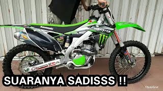 SUARA KNALPOT FMF FULL SYSTEM DI KAWASAKI KX 250F INDONESIA [upl. by Sallie844]