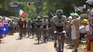 Christophe RIBLON Tour de France 2013 Alpe dHuez [upl. by Adnocahs]