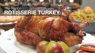 Ronco Recipes  The Ronco Rotisserie Turkey [upl. by Elleinnod665]