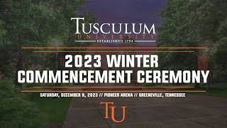 2023 Winter Commencement Ceremony 1000 AM [upl. by Yerot]