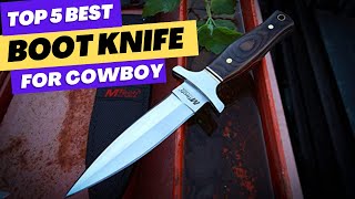 Best Boot Knife for Cowboy Boots 2023 [upl. by Dlonyar]