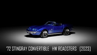 Hot Wheels 72 Stingray Convertible HW Roadsters 2023 [upl. by Crotty188]