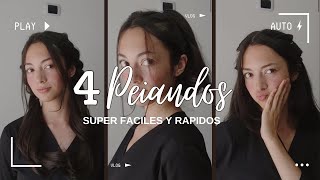 PEINADOS FACILES Y RAPIDOS PARA MAÑANAS APRESURADAS [upl. by Chaim]