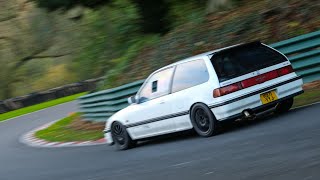 K20 Civic EF EE9 Cadwell Park track day 12112022 [upl. by Soutor]