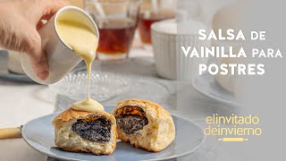 Salsa de vainilla que no se corta para postres [upl. by Aneloj]