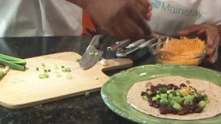 Mainstay VideoStep Recipe Black Bean Quesadilla [upl. by Kleon]