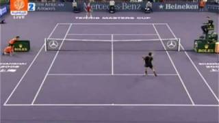 Tennis Masters Cup Shanghai 2008 Final  Djokovic vs Davydenko Highlights [upl. by Barnie]