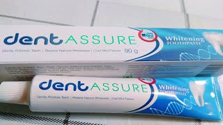 VESTIGE DENT ASSURE WHITENING TOOTHPASTE  Vestige Product Review in hindi  Indian Hindi Vlogger [upl. by Yror]