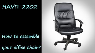 How to assemble your new office chair [upl. by Aoh]