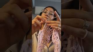 Making A Crochet Fishnet Top🧶💙 [upl. by Aisilef]