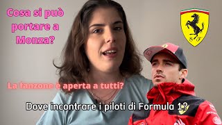 Dove incontrare i piloti di Formula 1 al Gran Premio di Monza FANZONE COSA PORTARE PARCHEGGI [upl. by Boehike]