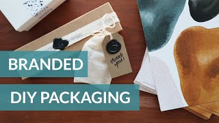 DIY Packaging Ideas for Business  Trendy amp Professional [upl. by Eiknarf218]