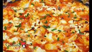 CREVETI SAGANAKI  Cu sos de Rosii si Branza Feta  Reteta Greceasca [upl. by Brandi92]