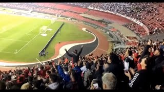 Hinchada Sabalera en el Morumbi  Sao Paulo 01 Colón  Sudamericana 2018 [upl. by Copeland]