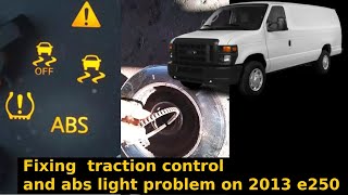 How to fix traction control and abs light problem on 2013 e250 [upl. by Eeliab]