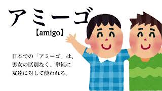 【YouTube辞書】アミーゴ（amigo） [upl. by Hollenbeck]