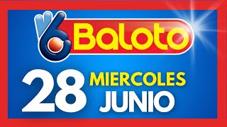 Resultados del BALOTO REVANCHA del MIERCOLES 28 de JUNIO de 2023 [upl. by Eoj]