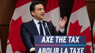 FULL SPEECH Pierre Poilievre takes aim at carbon tax in address to Conservative national caucus [upl. by Gabe153]