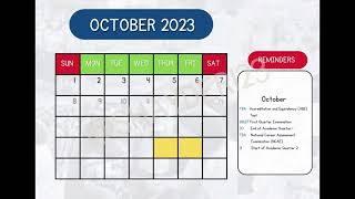 School Calendar 2023 2024 DepEd1 [upl. by Raycher]