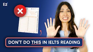 Dont do THIS in the IELTS Reading Test [upl. by Spaulding]