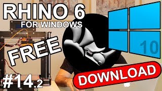 RHINO 6 WINDOWS FREE 3D modelling software [upl. by Tteltrab]