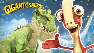 Giganto saves the dinos from the snowstorm  Gigantosaurus in English [upl. by Clintock]