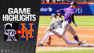 Rockies vs Mets Game Highlights 71324  MLB Highlights [upl. by Yrogreg]