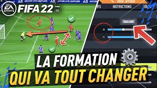 TUTO FIFA 22  La MEILLEURE FORMATION APRÈS LE PATCH  TACTIQUES PERSO  4222 META [upl. by Harbard913]