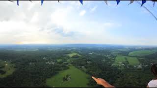 US Hot Air Balloon Flight over Chester County with Pilot Stan [upl. by Akfir]