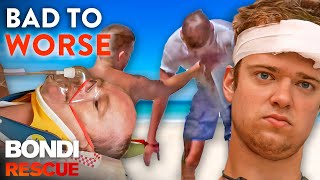 When Things Go From Bad To Worse 1 Hour of Bondi Rescue Full Episode Marathon [upl. by Merrielle496]