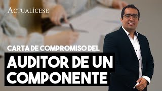 Composición de la carta de confirmación y compromiso del auditor de un componente [upl. by Denton916]