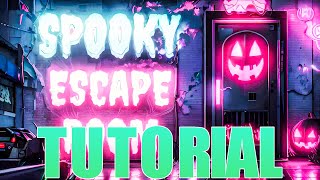 Spooky Halloween Room All Levels Fortnite Tutorial [upl. by Brockwell]