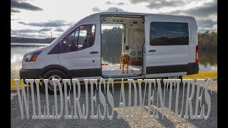 2020 Ford Transit AWD Dual Sliding Door Van Build and Channel Intro WillderJess Adventures [upl. by Adine]