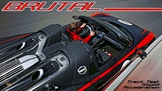 Porsche 918 Track Test BRUTAL INSANE LOUD Sound [upl. by Idola849]