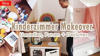 Kinderzimmer umstellen amp gründlich putzen  Sortieren Declutter amp Organisieren 🧸✨ [upl. by Yonatan]