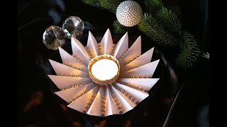 DIY Weihnachtskranz edel – Tischdeko Weihnachten einfach – Christmas decoration–Decoración navideña [upl. by Carbone]