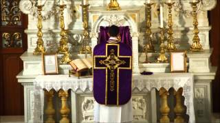 The Extraordinary Form  Tridentine  Latin Mass at St Peters Church  Steubenville Ohio [upl. by Ayiak]