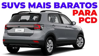 SUVS MAIS BARATOS PARA PCD COM TODAS AS ISENÇÕES [upl. by Albers369]